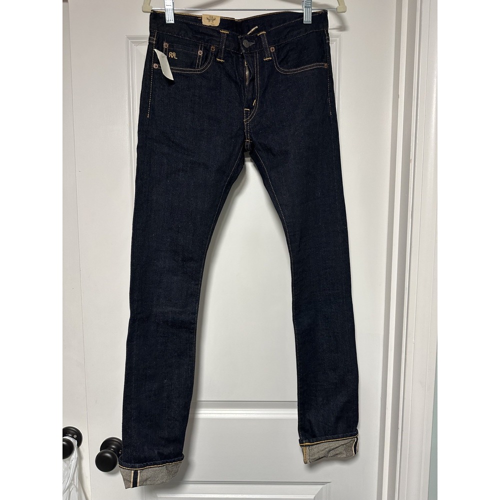 RRL Ralph Lauren, Union Craft Selvedge Denim Jeans, Skinny‎ Fit, Womens Size 27